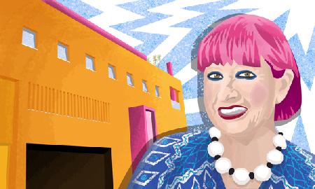 Dame Zandra Rhodes and the Fashion & Textiles Museum in Bermondsey, London 2020