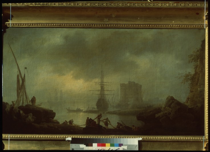 Seeansicht. Nebel von Claude Joseph Vernet