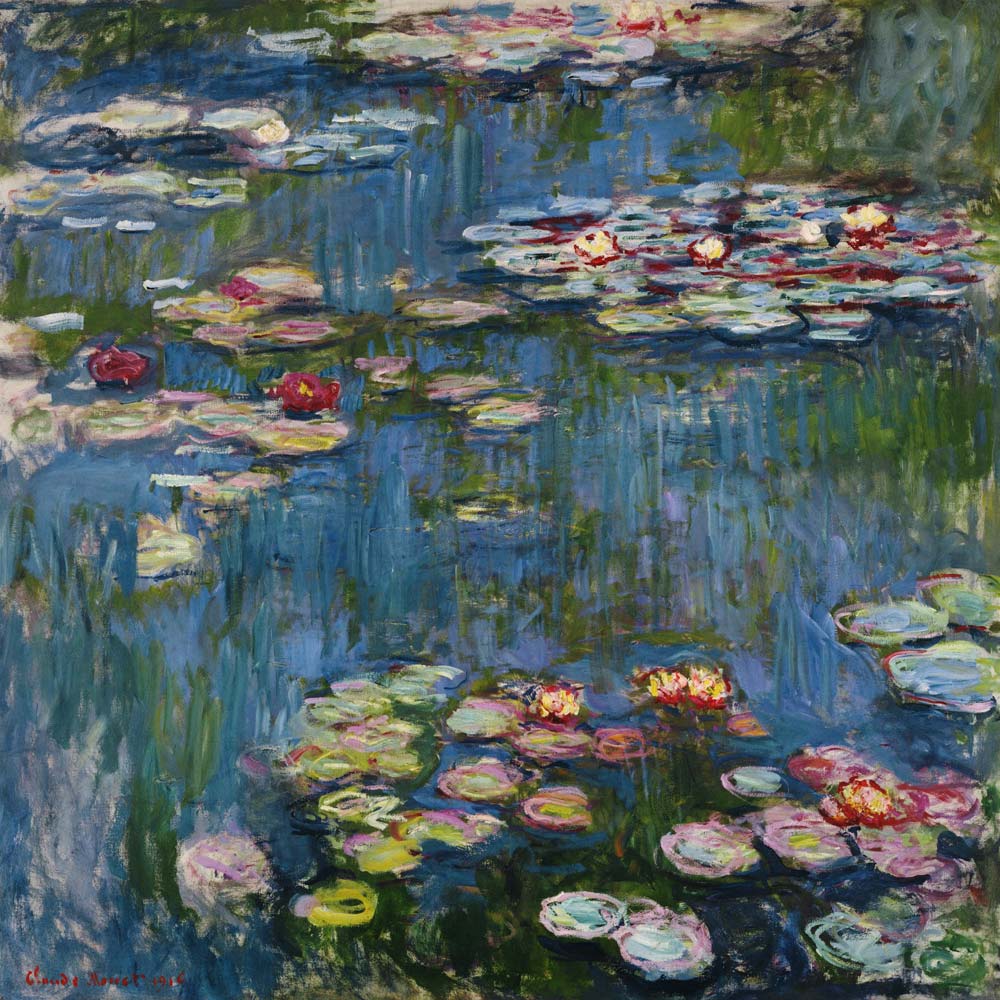 Seerosen. - Claude Monet als Kunstdruck oder Gemälde.