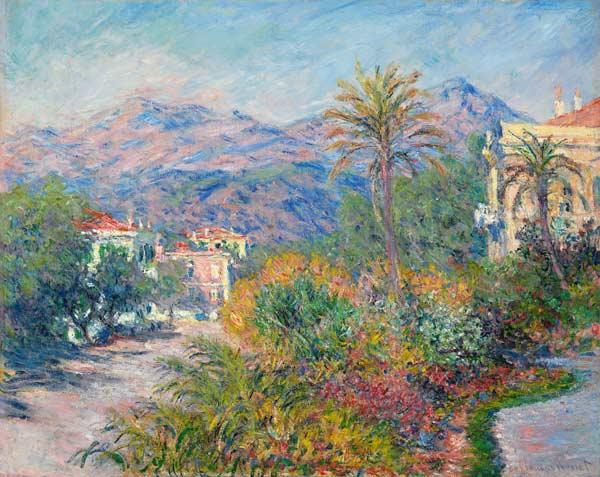 Strada Romana in Bordighera 1884