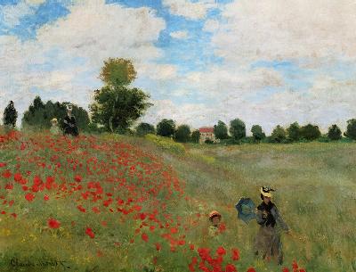 Klatschmohn in der Gegend von Argenteuil - Claude Monet