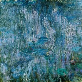 Waterlilies with Reflections of a Willow Tree 1916-19