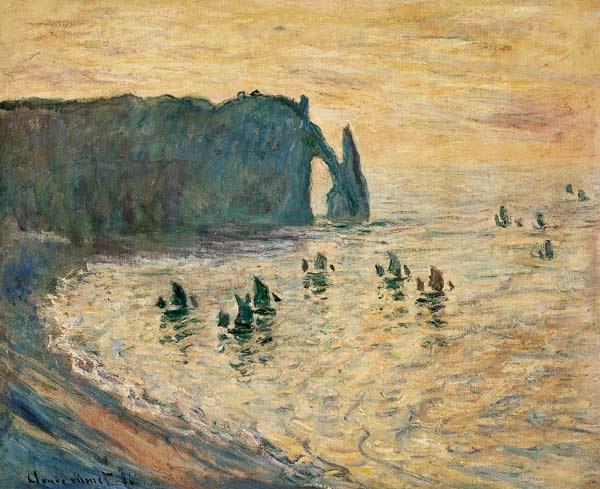 The Cliffs at Etretat 1886