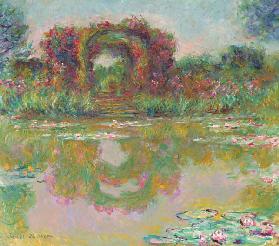 Der Rosenbogen in Giverny (Les arceaux de roses) 1913