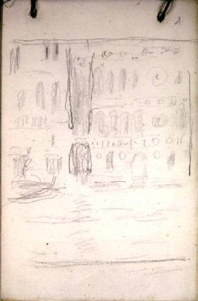 Sketch of Palazzo Dario