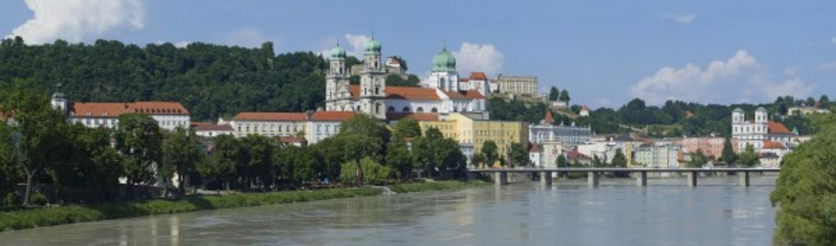 Blick auf Passau von Claus Lenski