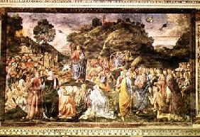 The Sermon on the Mount, from the Sistine Chapel c.1481-83