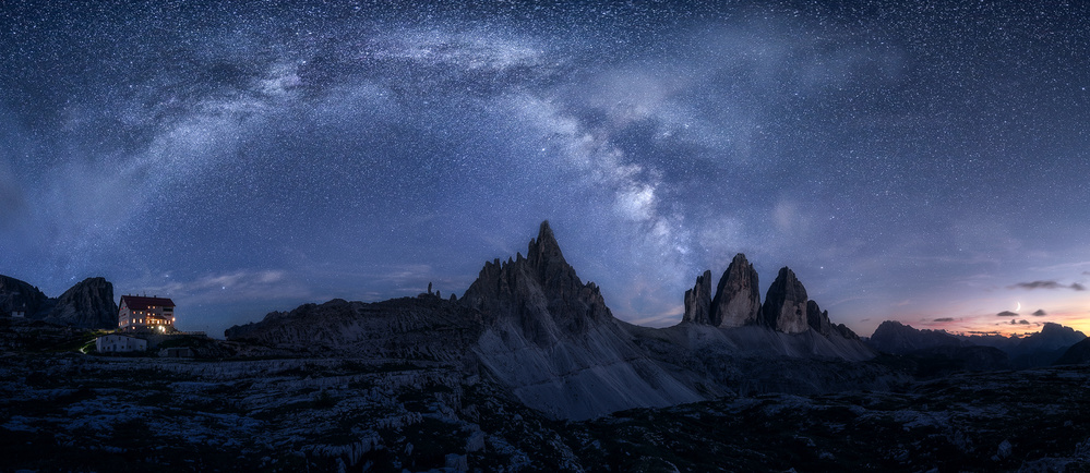Sterne in den Dolomiten von Daniel Gastager