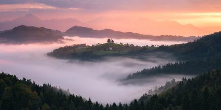 Über den Wolken in Slowenien