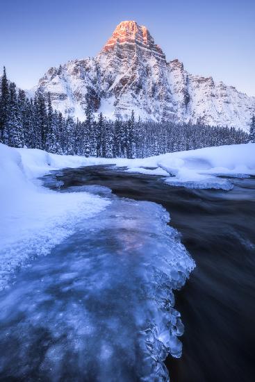 Winter in den Rocky Mountains