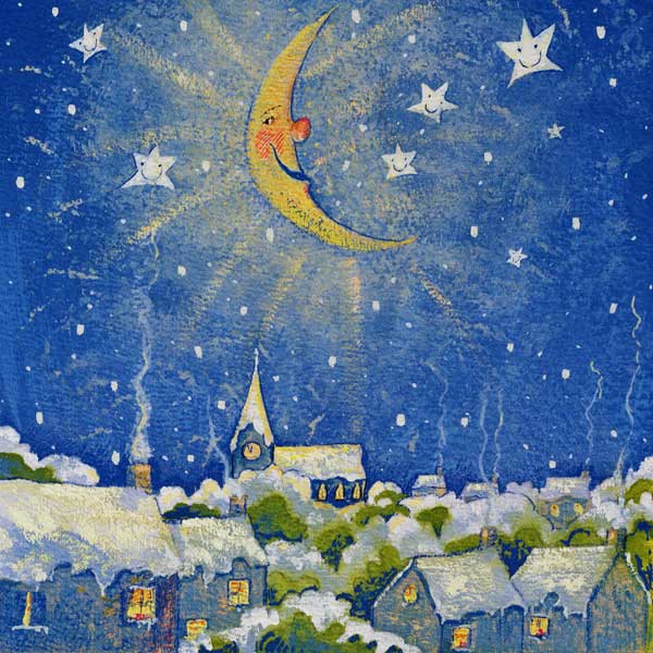 Christmas Moon von David  Cooke