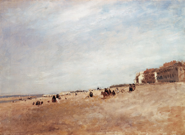 Strandszene in Rhyl von David Cox d. Ä.