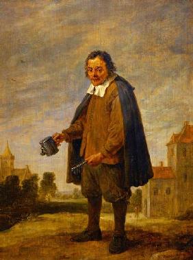 Der Sammler mit einer Rassel in der Hand 1671