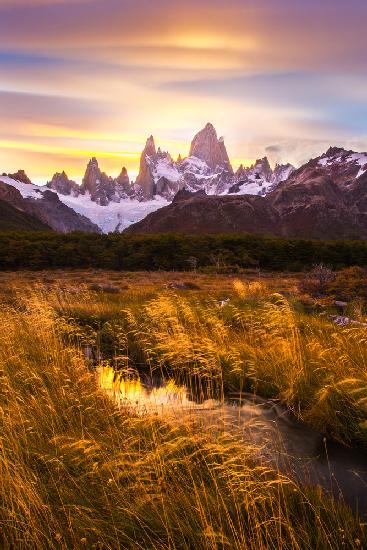 Mt. Fitz Roy zur Goldenen Stunde