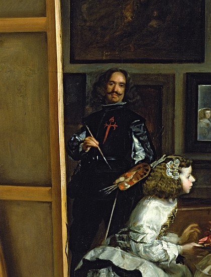 Las Meninas or The Family of Philip IV, c.1656 (detail of 405) von Diego Rodriguez de Silva y Velázquez