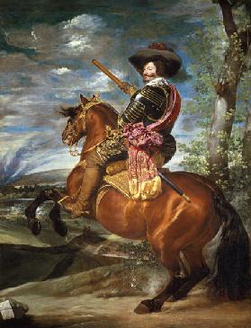 Gaspar de Guzmán, Herzog von Olivares zu Pferd 1634
