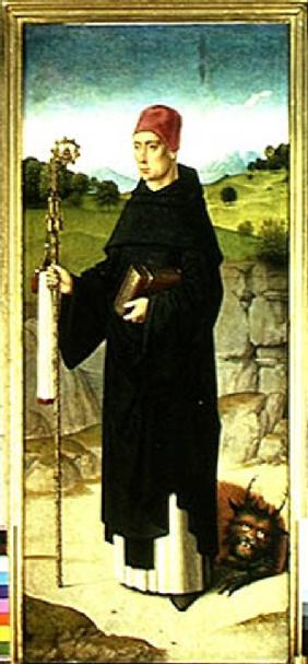 St. Bernard, left hand panel from the Triptych of St. Erasmus c.1460