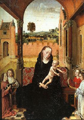 Madonna mit vier Engeln