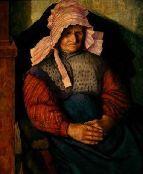 Mrs Box, 1919 (oil on canvas) 1883