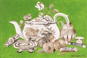 Tea, 1993 (acrylic on paper) 