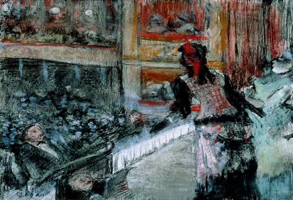 Theatre scene von Edgar Degas