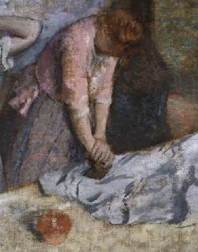 Edgar Degas, Die Bueglerinnen/ Ausschnitt