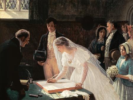 Signing the Register