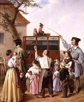 The travelling organ grinder 1842