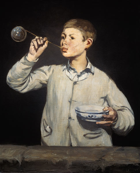 Boy Blowing Bubbles, 1867-69 von Edouard Manet