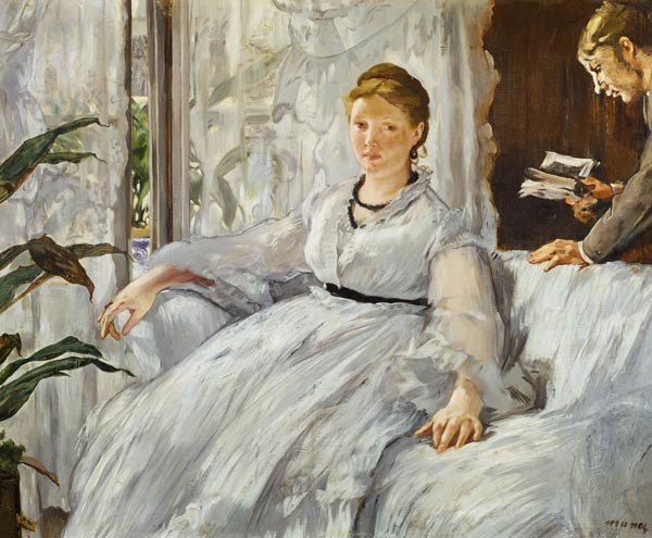 Reading von Edouard Manet