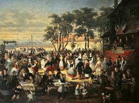 A Fete at Saint-Cloud c. 1860