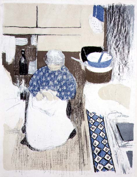 La Cuisiniere (lithograph)  von Edouard Vuillard