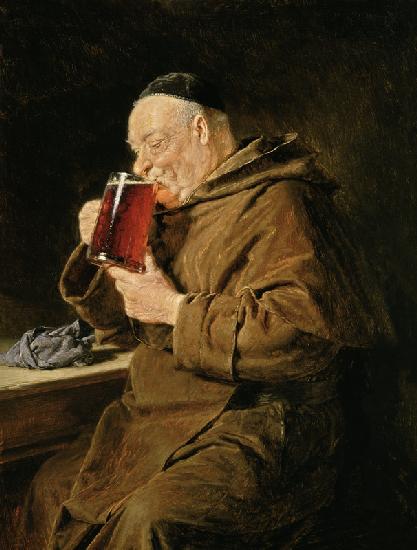 Der Genießer (Kapuzinermönch) 1904