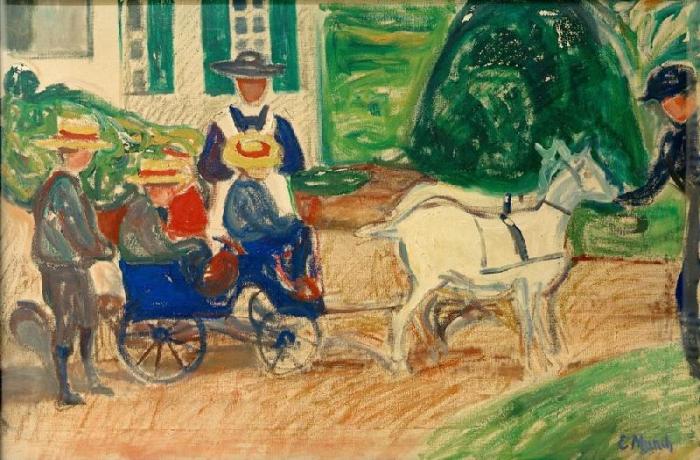 Der Ziegenwagen von Edvard Munch