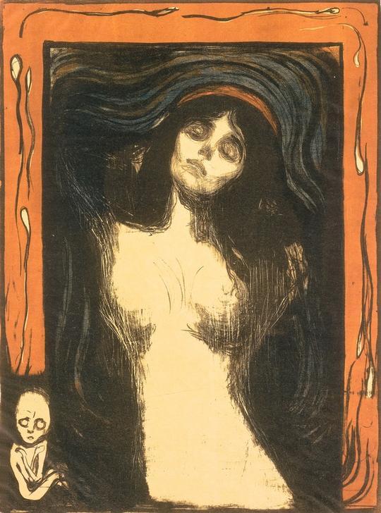 Madonna (Empfängnis) von Edvard Munch