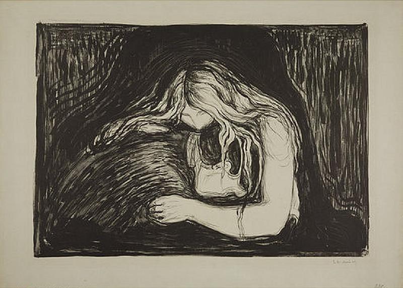 Vampyr II von Edvard Munch