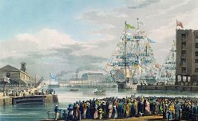 The Opening of St. Katharine Docks, Saturday the 25th October 1828