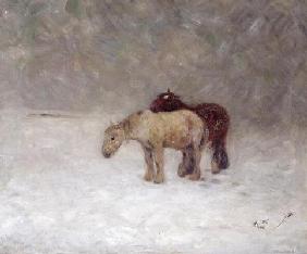 A Snow Storm, c.1891 (oil on canvas) 1836