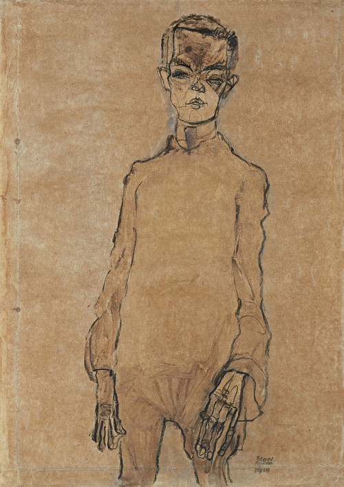 Selbstbildnis von Egon Schiele