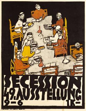 Plakat für die 19. Sezessions-Ausstellung 1918