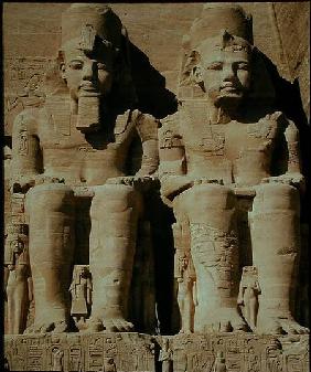 Colossal statues of Ramesses II, from the Temple of Ramesses II, New Kingdom