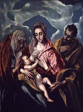 The Holy Family with St. Elizabeth