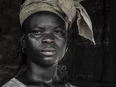 Yoruba-Frau aus dem Königreich Oyo,Nigeria