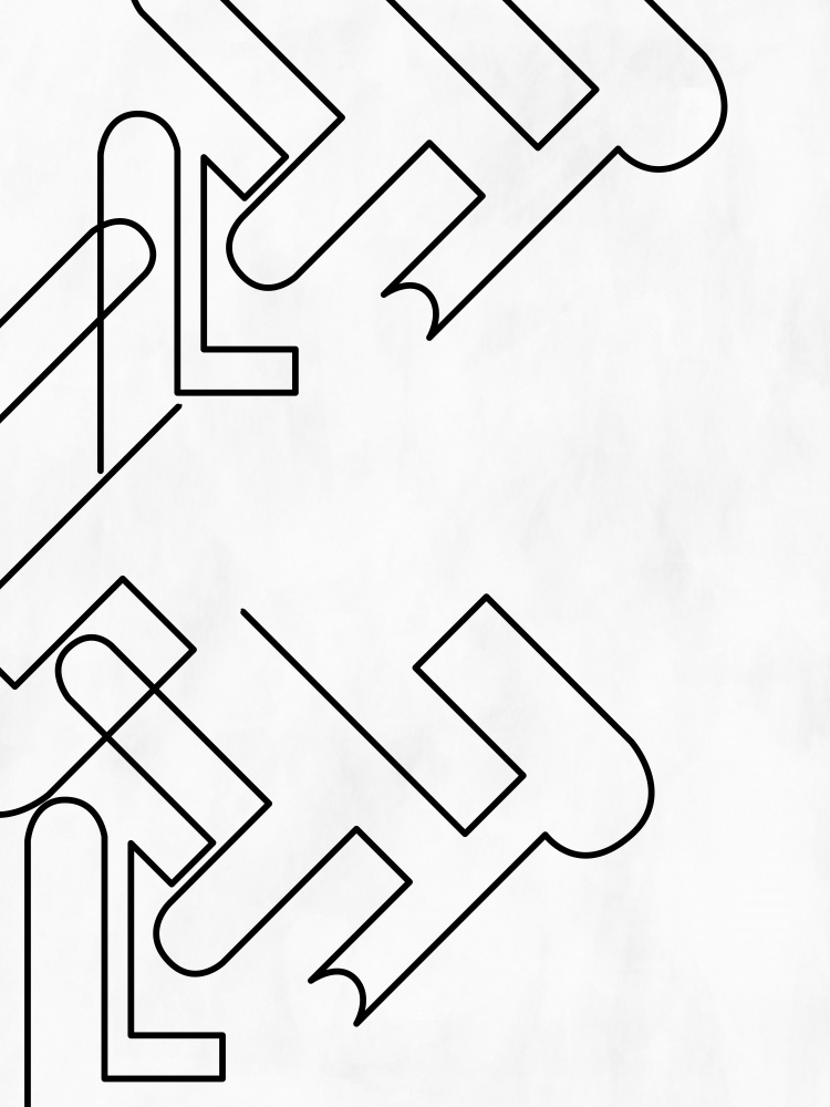 3x4 SeitenverhältnisSchwarz-Weiß27 von Elena Ristova