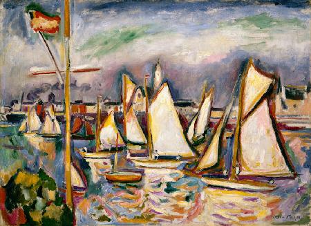 Die Regatta in Antwerpen, 1906 1906