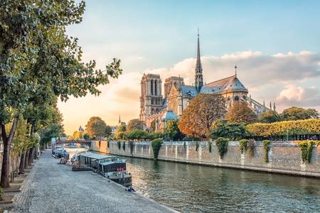 Notre-Dame Cathedral In Paris 2016