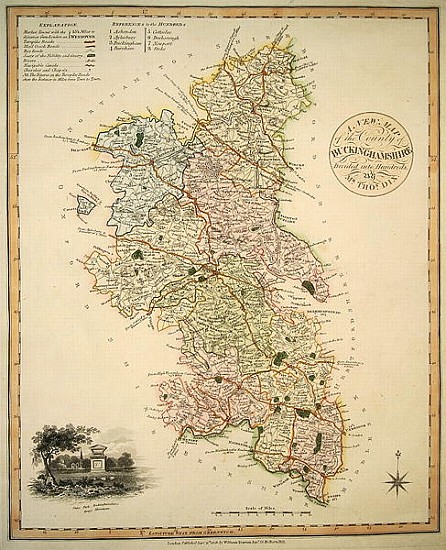 A New Map of the County of Buckinghamshire von English School