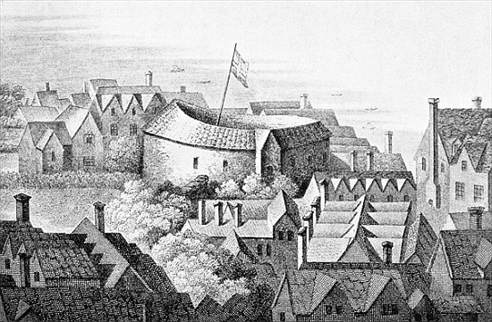 The First Globe Theatre or Rose Theatre von English School