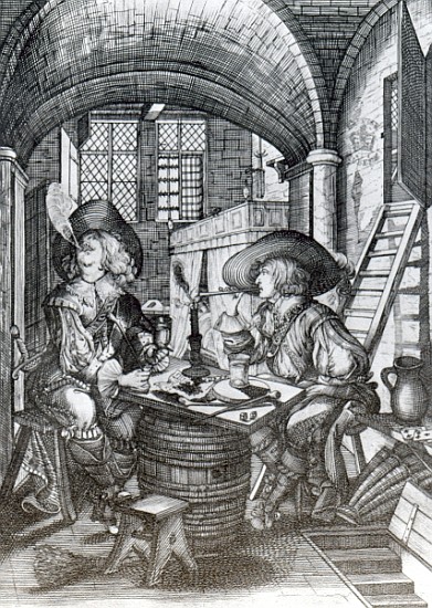The Sucklington Faction, or (Sucklings) Roaring Boyes, printed in 1641 von English School