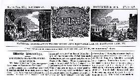 Front page of the ''National Co-operative Trades'' Union and Equitable Labour Exchange Gazette'', 9 